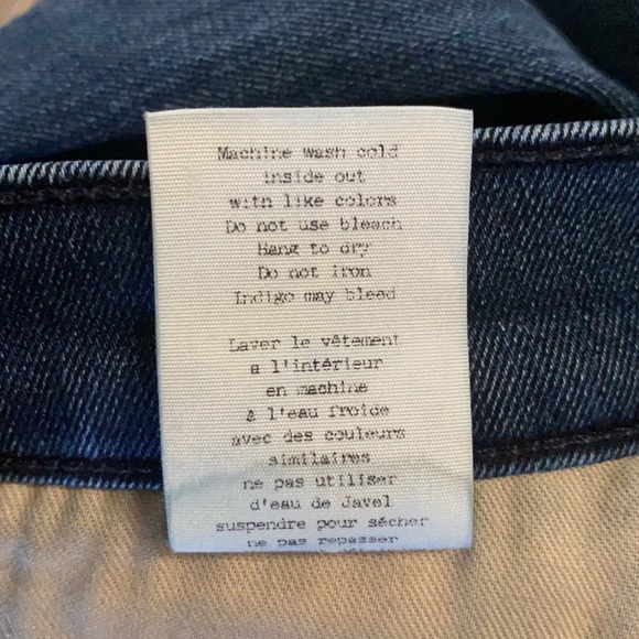 RAG & BONE Denim Skinny Jeans Zip Detail in color Mercer Sz 25 $298 - Picture 8 of 12